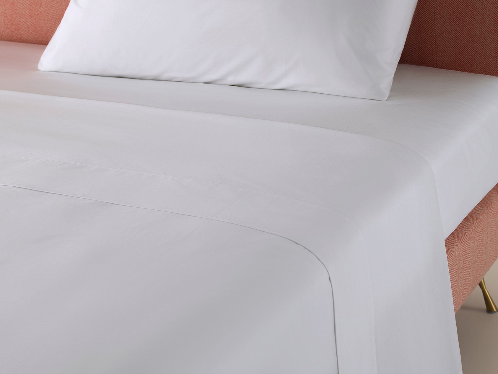 Savoir percale plain flat sheet