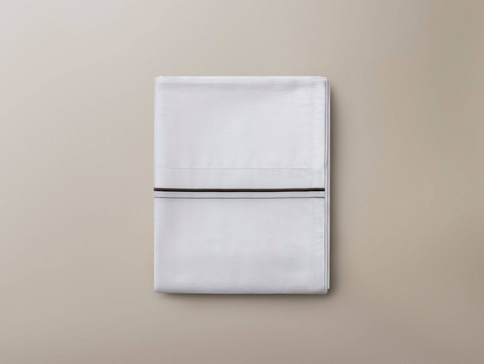 Flat Sheet-Sateen 300 Charcoal Cording