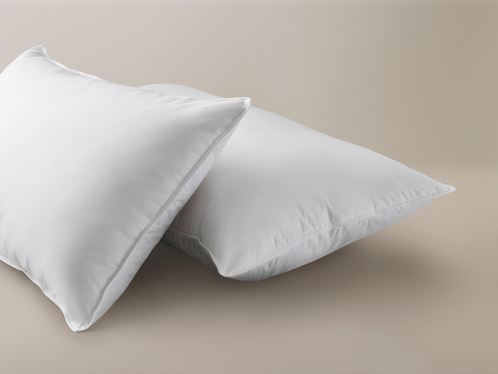 White Canadian Goose Down & Feather Pillow