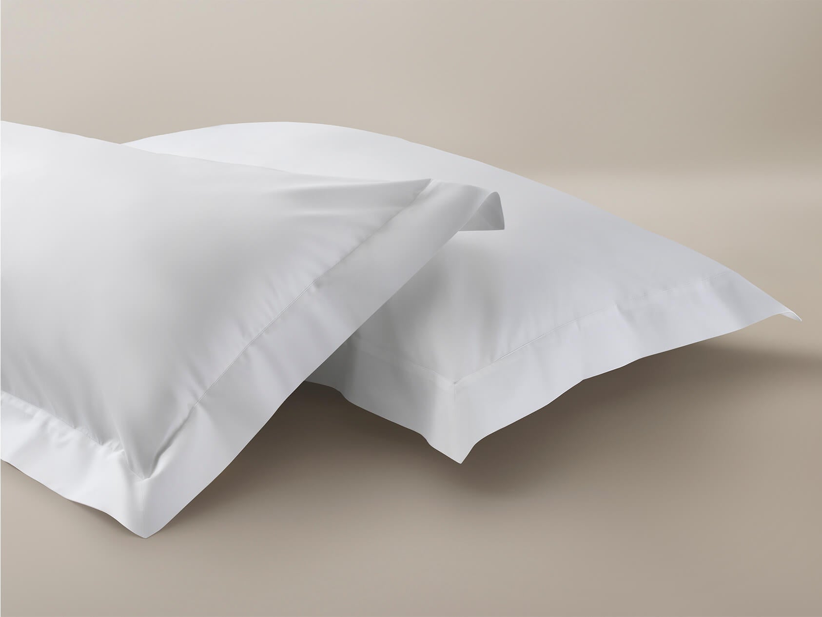 Percale pillow cases plain hem