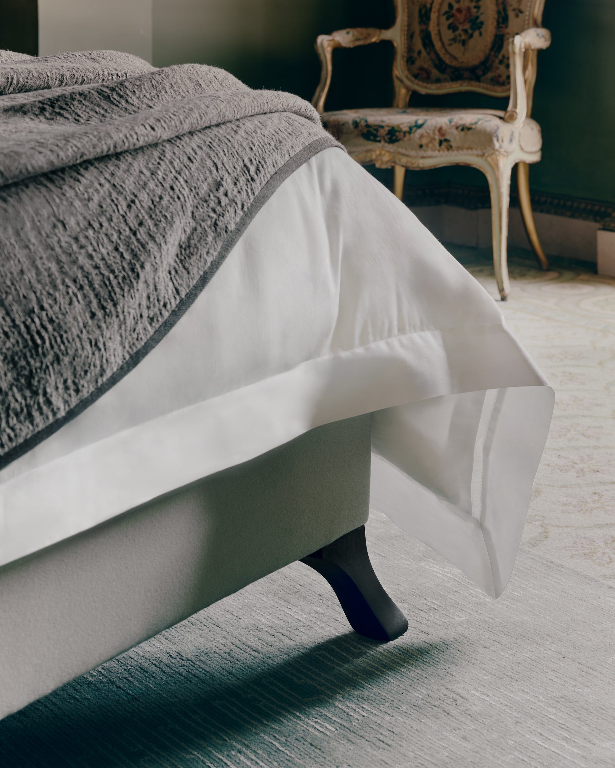Detail of leg of Hatti bed