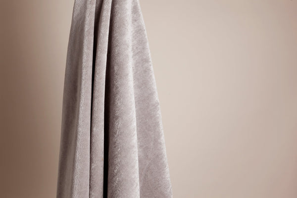 Close up of teddy mohair fabric