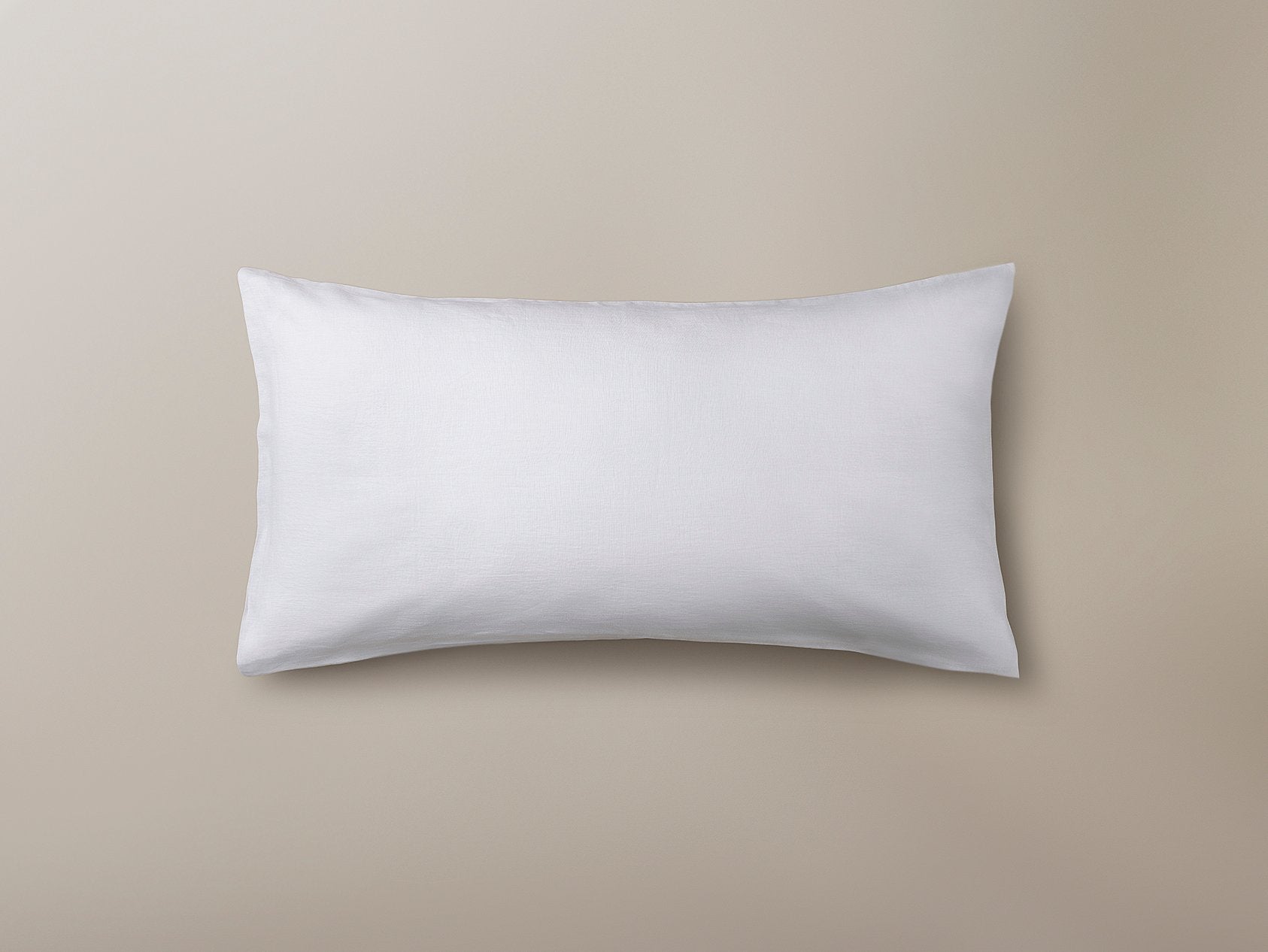 Individual organic linen pillowcase