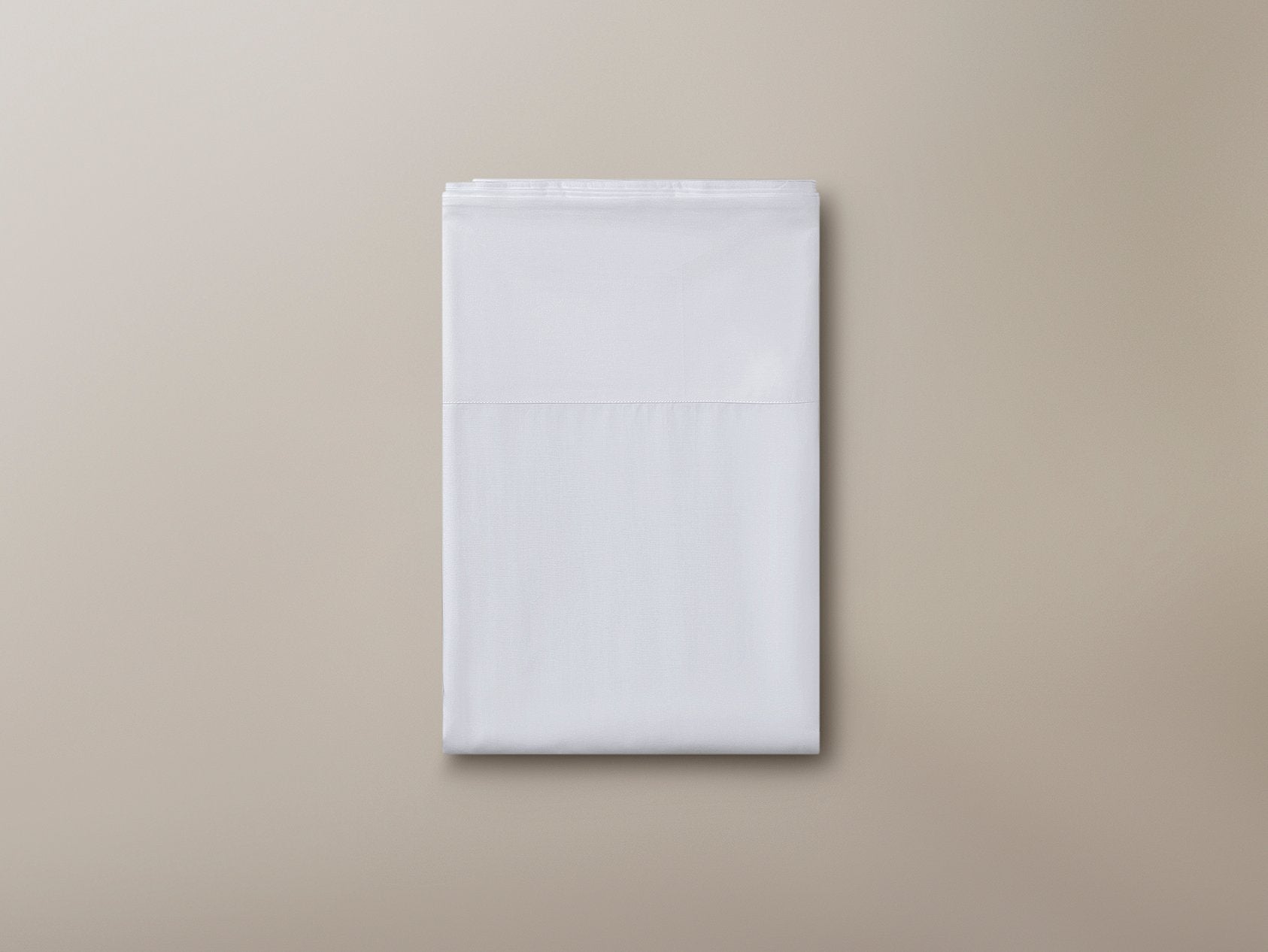 Savoir Percale White Plain Hem Flat Sheet