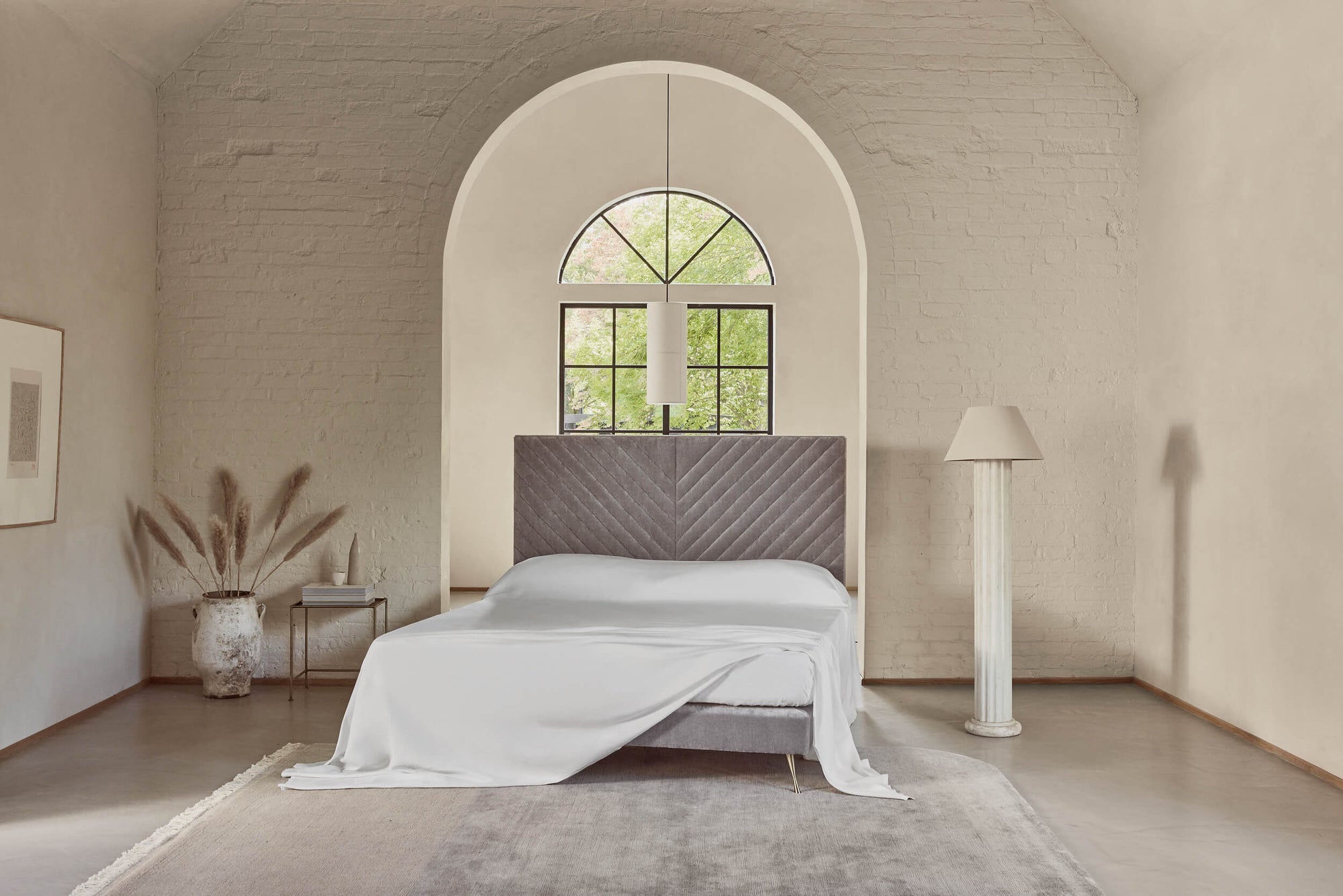 Savoir white herringbone flat sheet