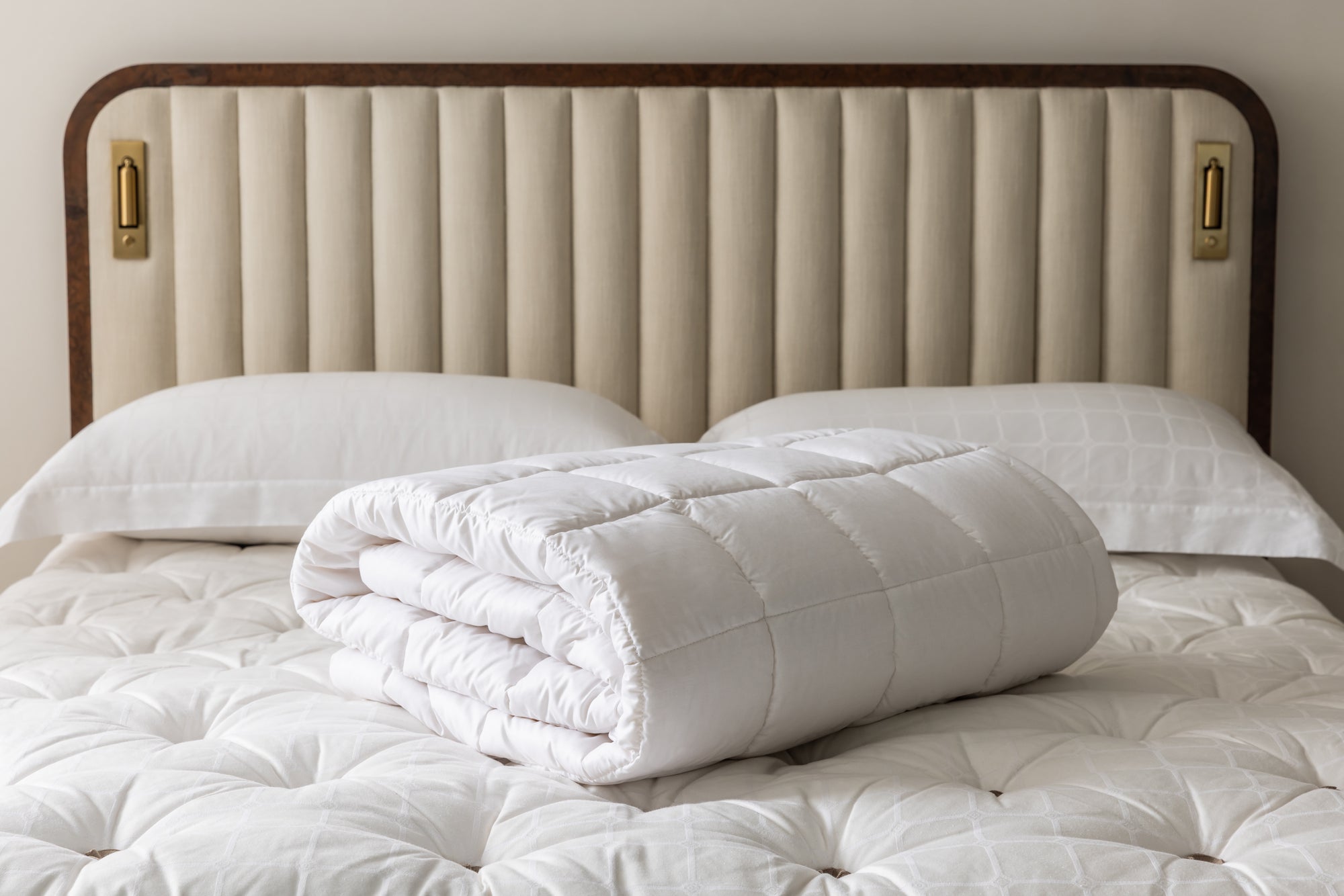 Protège-matelas en pure laine