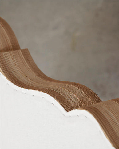 Close-up of the Claudia headboard